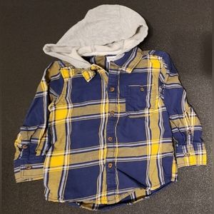 EUC Boy's Carter's Plaid Flannel, 2T